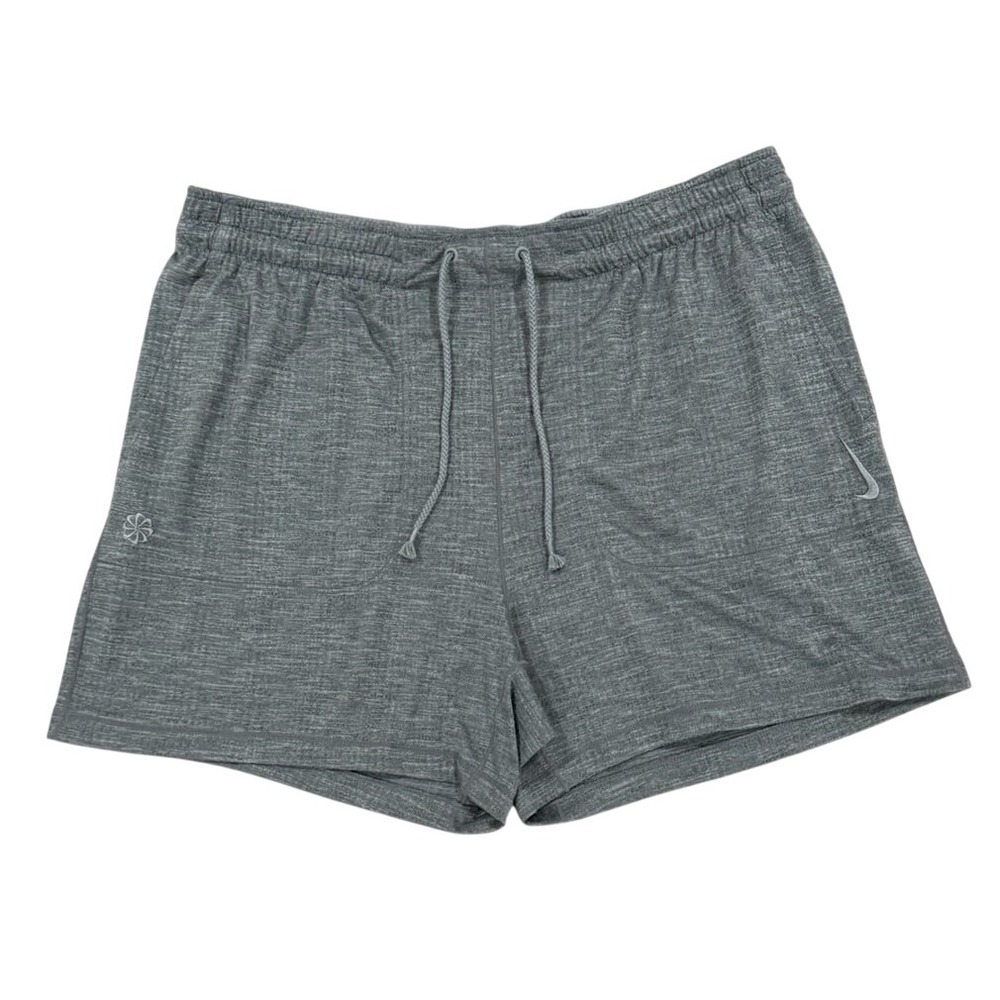 Nike Yoga Dri-FIT Training Shorts Gray Mens XL